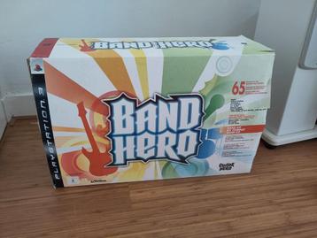 Band Hero Playstation 3 incl. gitaar, drumstel en ontvangers beschikbaar voor biedingen