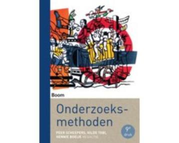 Onderzoeksmethoden 9789058756046 beschikbaar voor biedingen