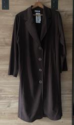Nieuwe donkerbruine lange Magna blazer 44/46 €19,95, Kleding | Dames, Bruin, Maat 42/44 (L), Nieuw, Ophalen of Verzenden