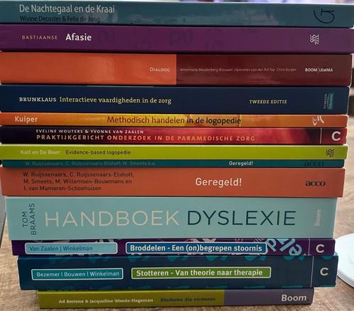 Boeken logopedie, Boeken, Studieboeken en Cursussen, Zo goed als nieuw, HBO, Beta, Ophalen of Verzenden