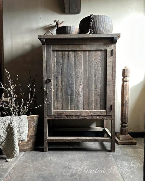 Kast eendeurs Driftwood, Huis en Inrichting, Kasten | Wandmeubels, Nieuw, Minder dan 150 cm, 25 tot 50 cm, Ophalen of Verzenden