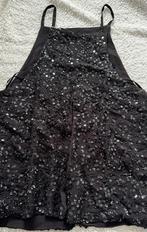 Zwarte Mango top met glitters - Maat S, Ophalen of Verzenden, Zo goed als nieuw, Maat 36 (S), Zwart