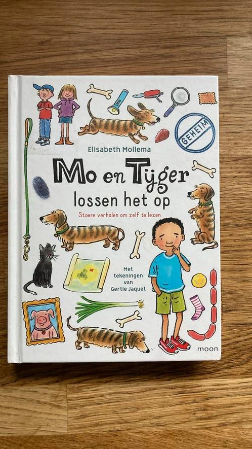 Elisabeth Mollema - Mo en Tijger lossen het op, Boeken, Kinderboeken | Jeugd | onder 10 jaar, Zo goed als nieuw, Ophalen of Verzenden