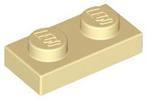 Lego plaatjes/ plates 1x2 tan 50 stuks, Ophalen of Verzenden, Zo goed als nieuw, Losse stenen, Lego