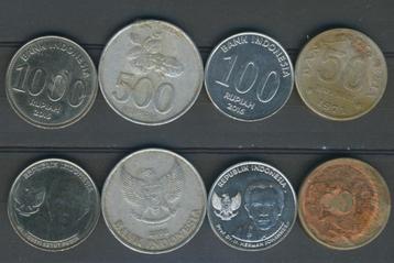 Indonesie 50-100-500-1000 Rupiah Munt c-237 jdu beschikbaar voor biedingen