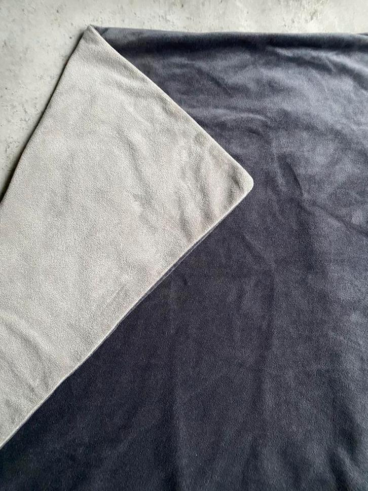 Optimink dekbedovertrekset 240x220 cm lichtgrijs/grijs, Huis en Inrichting, Slaapkamer | Beddengoed, Zo goed als nieuw, Dekbedovertrek