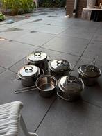 Brabantia pannenset 6-delig, Ophalen, Gebruikt, Keramische plaat, Pannenset