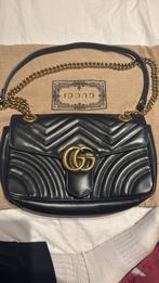 Gucci Marmont M Handtas - Luxe aankoop!, Sieraden, Tassen en Uiterlijk, Tassen | Damestassen, Zwart, Ophalen of Verzenden, Zo goed als nieuw