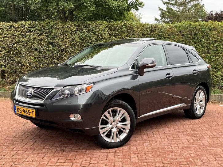 Lexus RX 450h 4WD Trekhaak HeadUpDisplay Dakraam DealerOnder, Auto's, Lexus, Bedrijf, Te koop, RX(-H), 4x4, ABS, Achteruitrijcamera