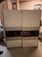 Kledingkast met schuifdeuren    180cm breed 200cm hoog, Ophalen, Overige materialen, Gebruikt, 200 cm of meer