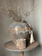 Oude houten vijzel sober hoffz, Huis en Inrichting, Woonaccessoires | Kandelaars en Kaarsen, Ophalen of Verzenden, Zo goed als nieuw