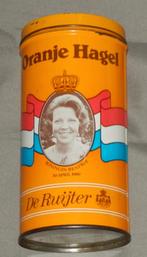 Al4 -- blikje oranje hagel - de Ruijter, Baarn, Ophalen of Verzenden, Gebruikt, Overige, Overige merken