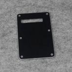 Stratocaster tremolo backplate 3-ply zwart vintage stijl, Moku Custom Guitars, Nieuw, 4613CB, Ophalen of Verzenden