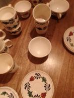Boerenbont servies, gebruikt maar netjes, Antiek en Kunst, Ophalen of Verzenden