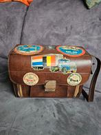 Vintage leren cameratas - reparatie nodig, Ophalen of Verzenden, Gebruikt, Schoudertas, Overige merken