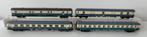 Fleischmann 8189K, 8190K, 8191K, 8192K profi-koppelingen, Gelijkstroom, Fleischmann, Wagon, Ophalen of Verzenden