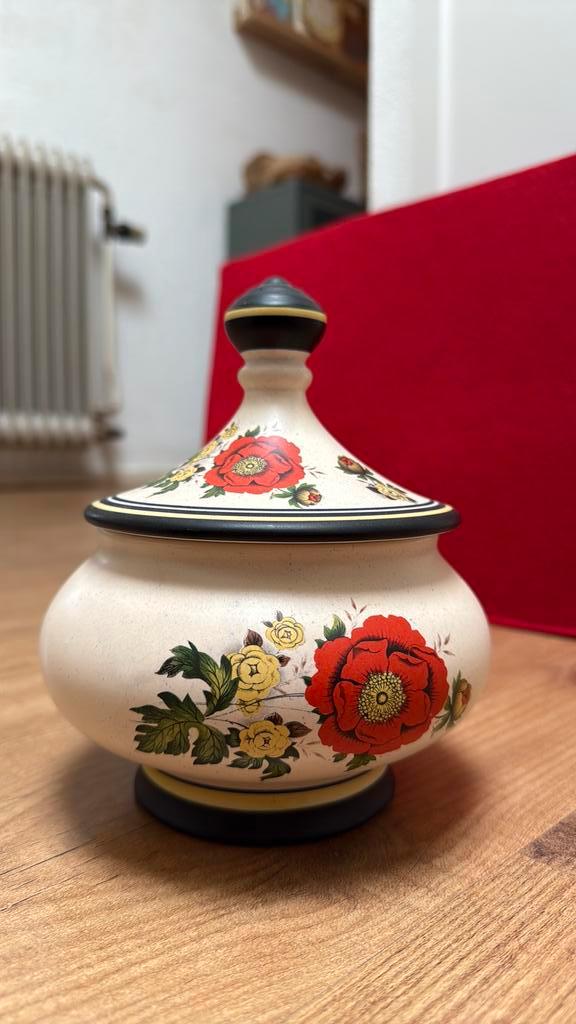 Gouda Modica pot - handbeschilderd plateel Holland, Antiek en Kunst, Antiek | Porselein, Ophalen of Verzenden