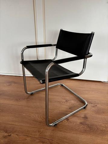 Leren eetkamer stoel chrome beschikbaar voor biedingen