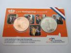Coincard 5 jaar Koningschap 2018, Verzenden, Koningin Beatrix, Euro's, Setje