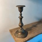 Vintage Koperen Kandelaar 26cm, Ophalen of Verzenden, Koper of Brons