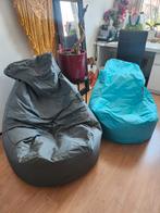 Zitzakken Ploff, Huis en Inrichting, Zitzakken, Ophalen, Gebruikt, Blauw