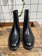 NIEUW! Hallhuber zwart leren chelsea boots 41, Zwart, Lage of Enkellaarzen, Nieuw, Ophalen of Verzenden