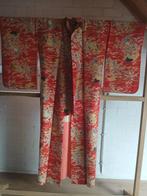 Traditionele Japanse Kimono red ougi, Ophalen of Verzenden