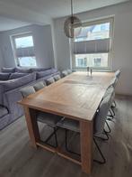 Houten eettafel 200x100x80, Huis en Inrichting, Tafels | Eettafels, Ophalen, Gebruikt, 100 tot 150 cm, Teakhout