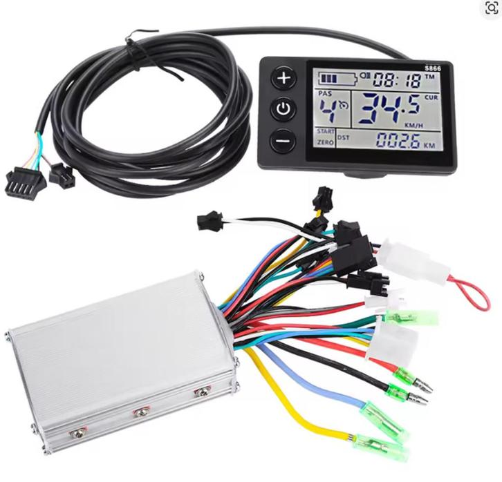 Elektrische Fiets/Scooter Controller 24-48v 350W met Display, Fietsen en Brommers, Elektrische fietsen, Nieuw, Overige merken