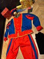Pietenpak blauw rood maat xxl luxe set sinterklaas, Diversen, Ophalen of Verzenden, Zo goed als nieuw
