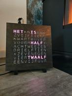 woordklok design, Huis en Inrichting, Woonaccessoires | Klokken, Ophalen of Verzenden, Nieuw