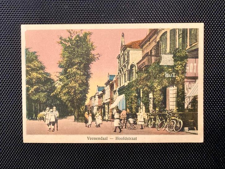 Oude Ansichtkaart Veenendaal Hoofdstraat - Kaart 15, Verzamelen, Ansichtkaarten | Nederland, Ongelopen, Utrecht, Voor 1920, Ophalen of Verzenden