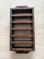 Baksteenmal hout gelakt, Ophalen