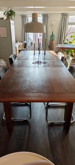 Eetkamertafel, Huis en Inrichting, Tafels | Eettafels, Ophalen, Gebruikt, 200 cm of meer, 50 tot 100 cm