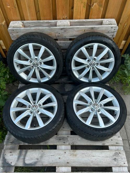 Originele Volkswagen Golf 5 6 7 8 Dijon 5x112 17 Inch Zomer, Auto-onderdelen, Banden en Velgen, Banden en Velgen, Zomerbanden