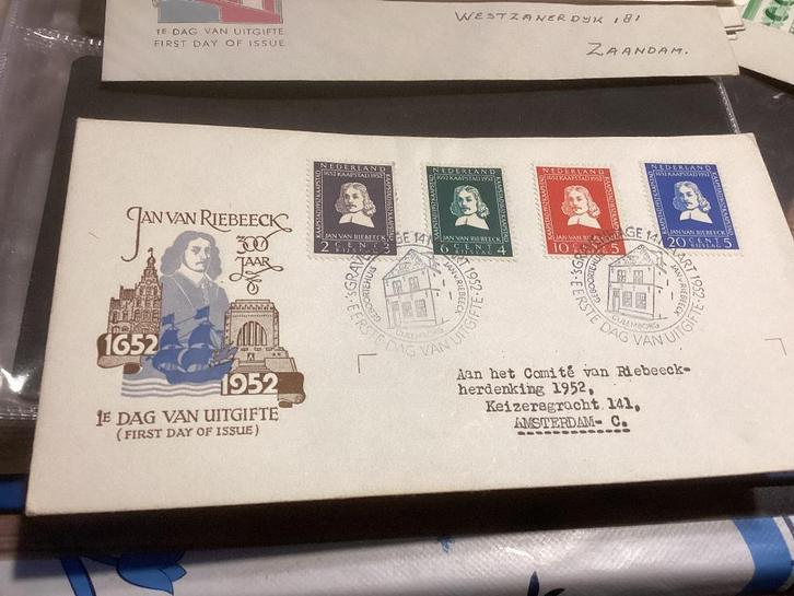 No9136 E7 gelopen Heb ook van Nederland jaargangen fdc 1963, Postzegels en Munten, Postzegels | Eerstedagenveloppen, Beschreven