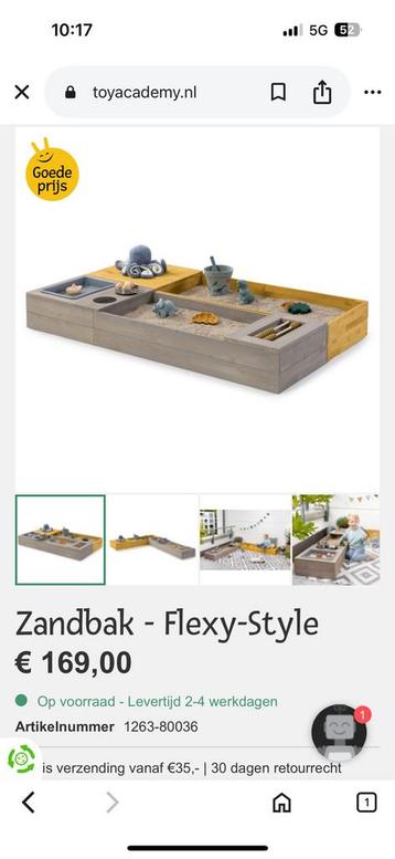 Muddy Buddy zandbak beschikbaar voor biedingen