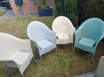 Te koop 4 stuks lord yo stoelen, gebruikt., zie close ups, Ophalen, Gebruikt, Kunststof