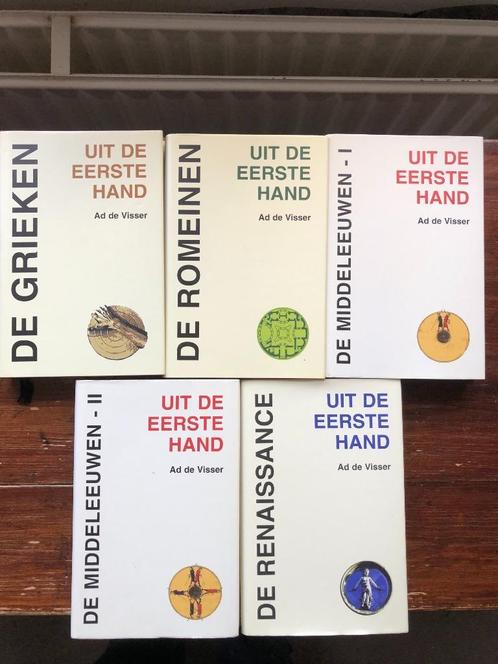 Ad de Visser 5 delen Uit de eerste hand (compleet) nieuw, Boeken, Geschiedenis | Wereld, Nieuw, Europa, Ophalen of Verzenden
