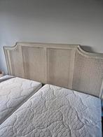 Grijs Blanc d'Ivoire / Flamant bed met webbing klassiek, Huis en Inrichting, Ophalen, Klassiek, Tweepersoons, Zo goed als nieuw