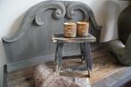 **SALE** oud houten krukje stoer sober landelijk, Ophalen of Verzenden, Nieuw