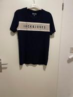 t-shirt donkerblauw maat S Jack & Jones, Kleding | Heren, T-shirts, Maat 46 (S) of kleiner, Blauw, Jack & Jones, Zo goed als nieuw