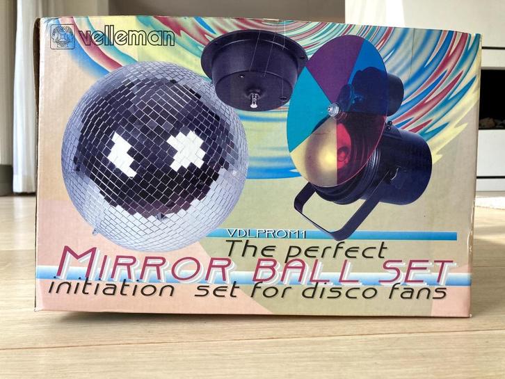 discobalset - compleet werkend, Muziek en Instrumenten, Licht en Laser, Zo goed als nieuw, Discobol, Kleur, Ophalen