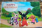 Bing en vriendjes achtergrond doek/poster, Hobby en Vrije tijd, Feestartikelen, Verzenden, Nieuw, Versiering, Verjaardag