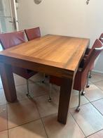 Houten eettafel zonder stoelen 160x100x80 cm, Huis en Inrichting, Tafels | Eettafels, Ophalen, Gebruikt, 50 tot 100 cm, 150 tot 200 cm