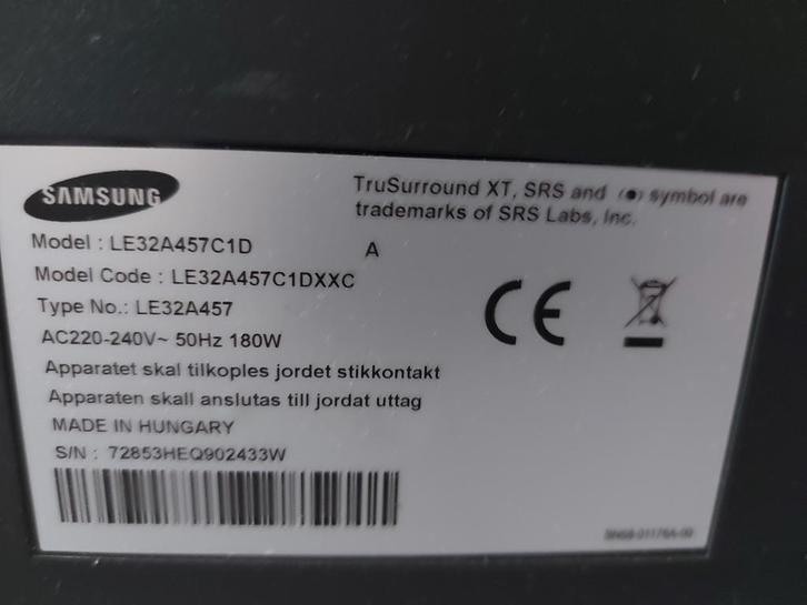 Samsung LE32A457C1D 32 inch LCD TV, Audio, Tv en Foto, Televisies, Gebruikt, LCD, 80 tot 100 cm, HD Ready (720p), Samsung, 50 Hz