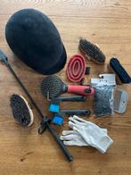 Set paardrij en verzorg spullen - paardrijden, Dieren en Toebehoren, Paarden en Pony's | Overige Paardenspullen, Ophalen, Gebruikt