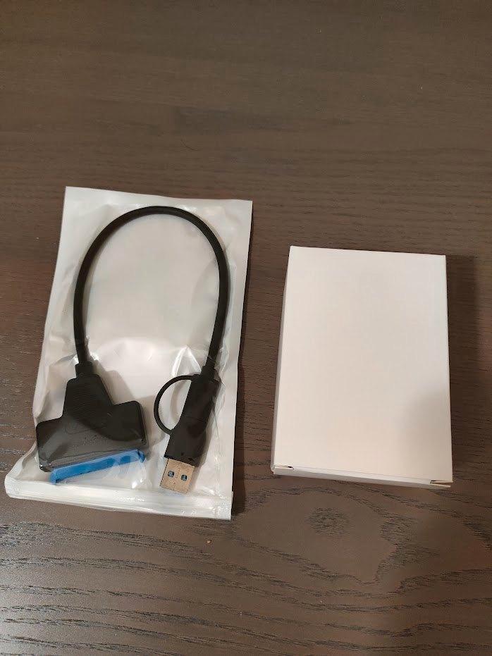 SATA naar USB-C kabel adapter voor 2.5" en 3.5" HDD of SSD, Computers en Software, Harde schijven, Nieuw, Laptop, USB, Ophalen of Verzenden