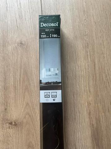 Rolgordijn Decosol zwart verduisterend 150 x 190 cm NIEUW beschikbaar voor biedingen