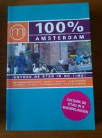 100% Amsterdam stedengids, Ophalen of Verzenden, Zo goed als nieuw, Europa, Overige merken